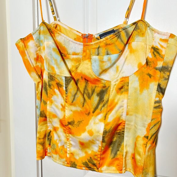 PRETTY LITTLE THING TWO PIECE RUCHED SET - Picture 2 of 14